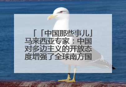 「中国那些事儿」马来西亚专家：中国对多边主义的开放态度增强了全球南方国家的力量