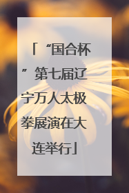 “国合杯”第七届辽宁万人太极拳展演在大连举行