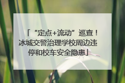 “定点+流动”巡查！冰城交警治理学校周边违停和校车安全隐患