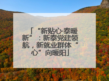 “新贴心·泰暖新”：新泰党建领航，新就业群体“心”向暖阳
