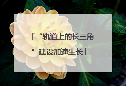 “轨道上的长三角”建设加速生长
