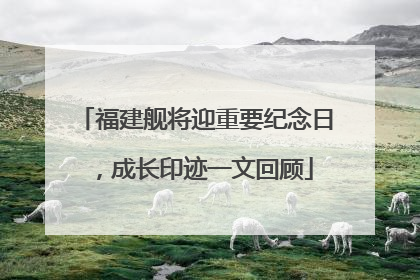 福建舰将迎重要纪念日，成长印迹一文回顾