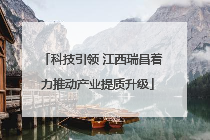 科技引领 江西瑞昌着力推动产业提质升级