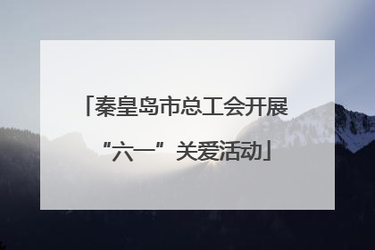 秦皇岛市总工会开展“六一”关爱活动
