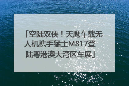 空陆双侠！天鹰车载无人机携手猛士M817登陆粤港澳大湾区车展