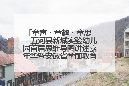 童声・童趣・童思——五河县新城实验幼儿园首届思维导图讲述嘉年华暨安徽省学前教育教研基地园项目阶段性成果展示活动