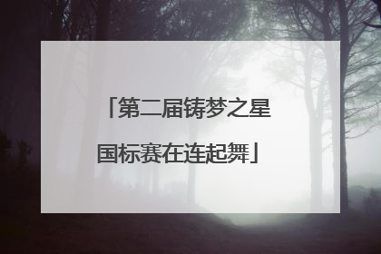 第二届铸梦之星国标赛在连起舞