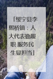 绥宁县李熙桥镇：人大代表勤履职 服务民生显担当