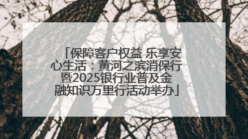 保障客户权益 乐享安心生活：黄河之滨消保行暨2025银行业普及金融知识万里行活动举办