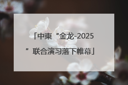中柬“金龙-2025”联合演习落下帷幕