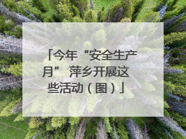 今年“安全生产月” 萍乡开展这些活动（图）