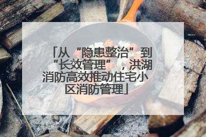 从“隐患整治”到“长效管理”，洪湖消防高效推动住宅小区消防管理
