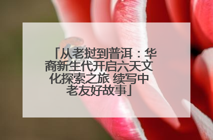 从老挝到普洱：华裔新生代开启六天文化探索之旅 续写中老友好故事
