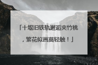 十堰旧铁轨邂逅夹竹桃，繁花似画莫轻触！