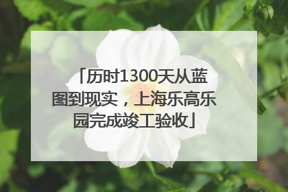 历时1300天从蓝图到现实，上海乐高乐园完成竣工验收