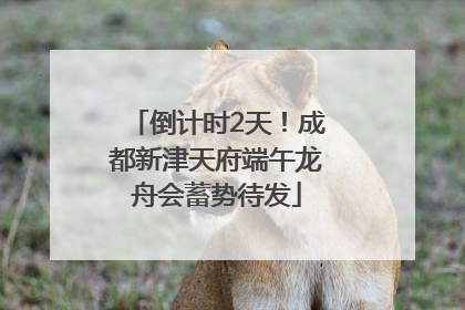 倒计时2天！成都新津天府端午龙舟会蓄势待发