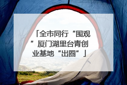 全市同行“围观”厦门湖里台青创业基地“出圈”