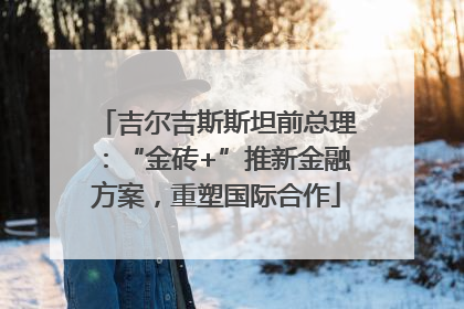 吉尔吉斯斯坦前总理：“金砖+”推新金融方案，重塑国际合作