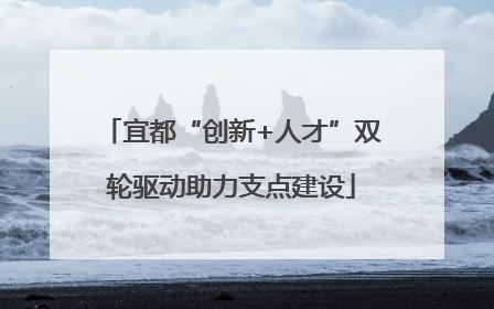 宜都“创新+人才”双轮驱动助力支点建设
