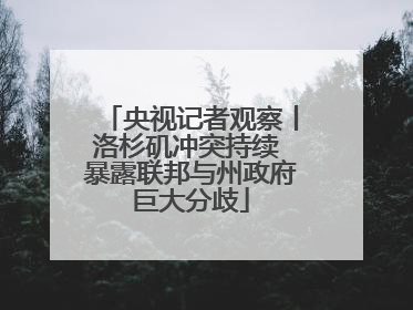 央视记者观察丨洛杉矶冲突持续 暴露联邦与州政府巨大分歧