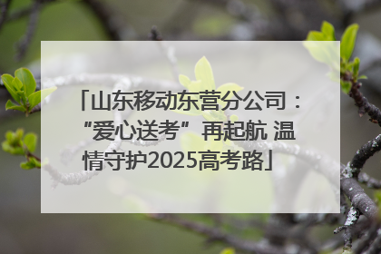 山东移动东营分公司：“爱心送考”再起航 温情守护2025高考路