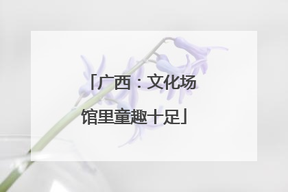 广西：文化场馆里童趣十足