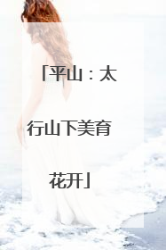 平山：太行山下美育花开
