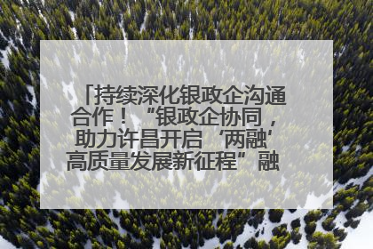 持续深化银政企沟通合作！“银政企协同，助力许昌开启‘两融’高质量发展新征程”融资对接会举行