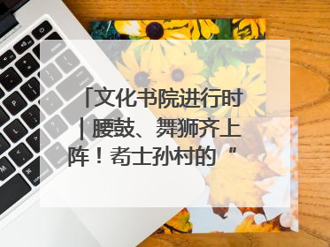 文化书院进行时｜腰鼓、舞狮齐上阵！耇士孙村的“村晚”真热闹