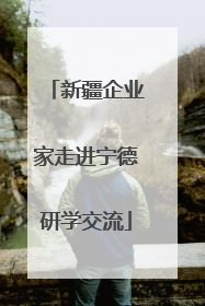 新疆企业家走进宁德研学交流