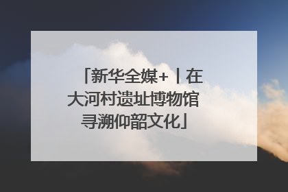 新华全媒+丨在大河村遗址博物馆寻溯仰韶文化