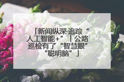 新闻纵深·追踪“人工智能+”丨公路巡检有了“智慧眼”“聪明脑”