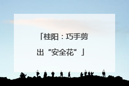 桂阳：巧手剪出“安全花”