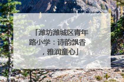 潍坊潍城区青年路小学：诗韵飘香，雅润童心
