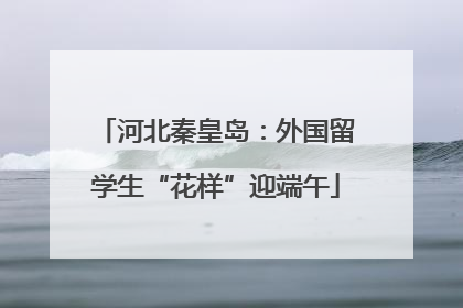河北秦皇岛：外国留学生“花样”迎端午