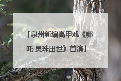 泉州新编高甲戏《哪吒·灵珠出世》首演