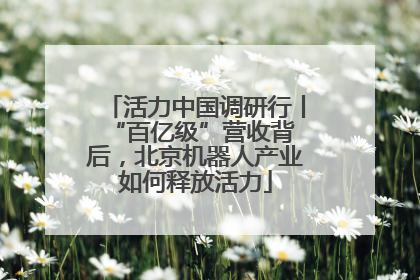活力中国调研行丨 “百亿级”营收背后，北京机器人产业如何释放活力