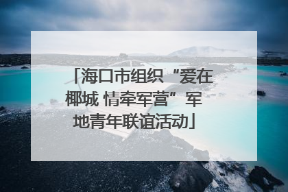 海口市组织“爱在椰城 情牵军营”军地青年联谊活动