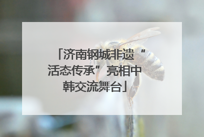 济南钢城非遗“活态传承”亮相中韩交流舞台