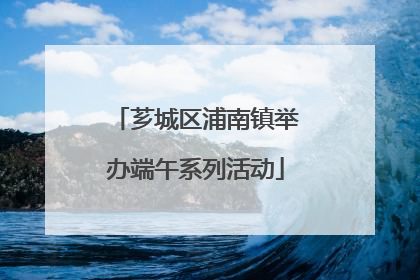 芗城区浦南镇举办端午系列活动