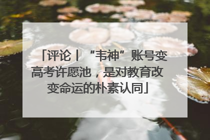 评论丨“韦神”账号变高考许愿池，是对教育改变命运的朴素认同