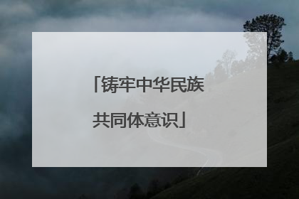 铸牢中华民族共同体意识