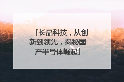 长晶科技，从创新到领先，揭秘国产半导体崛起