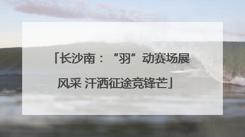 长沙南：“羽”动赛场展风采 汗洒征途竞锋芒