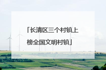 长清区三个村镇上榜全国文明村镇