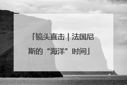镜头直击｜法国尼斯的“海洋”时间