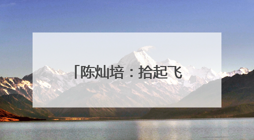 陈灿培：拾起飞虎队的记忆碎片