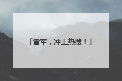 雷军，冲上热搜！