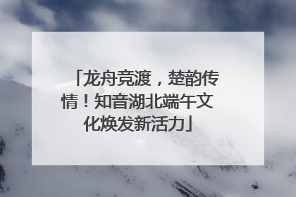 龙舟竞渡，楚韵传情！知音湖北端午文化焕发新活力
