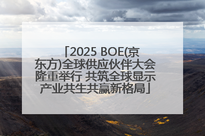 2025 BOE(京东方)全球供应伙伴大会隆重举行 共筑全球显示产业共生共赢新格局